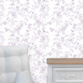 Papel Toile Pássaros Lilás